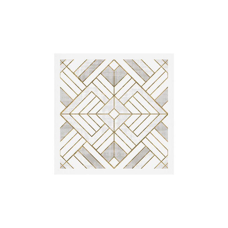 Lennox Vintage Deco - White & Gold Art Print Gallery Image 1