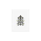 Black and gold spiky tree Art Print Gallery Image 1