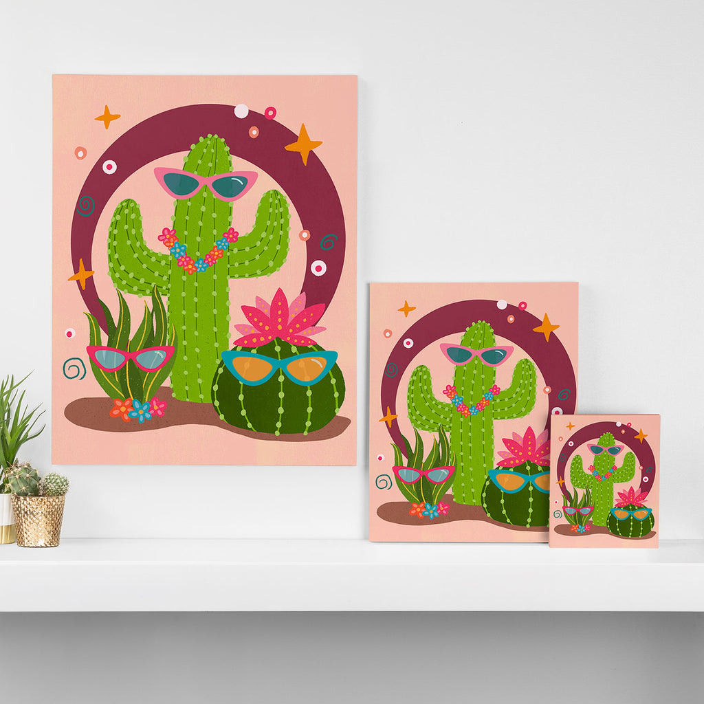 Cactus fiesta Canvas Print Gallery Image 3
