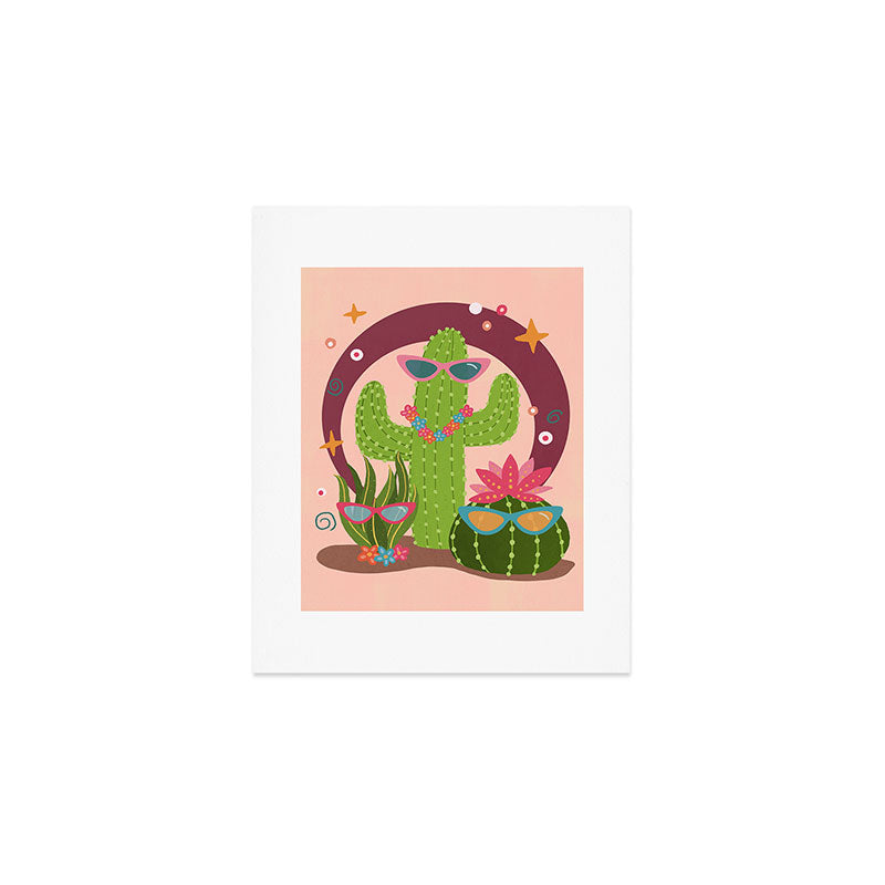 Cactus fiesta Art Print Gallery Image 1