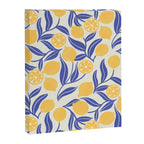 Lemon Orchard - blue and yellow Canvas Print Gallery Image 8