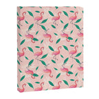 Pink flamingo tropical pattern Canvas Print Gallery Image 8