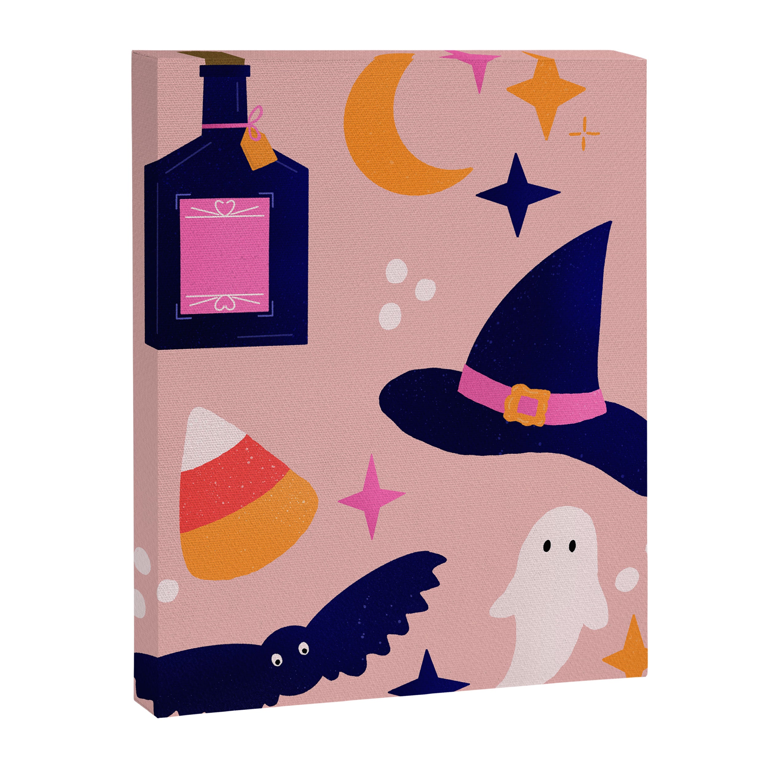 Pink Halloween essentials  Canvas Print Gallery Image 6