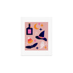 Pink Halloween essentials  Art Print Gallery Image 1