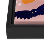Pink Halloween essentials  Framed Canvas Print Gallery Image 3