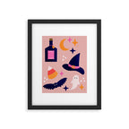 Pink Halloween essentials  Framed Art Print Gallery Image 5