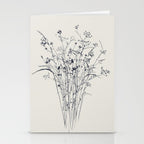 Wildflower Bouquet Stationery Card Gallery Image 2
