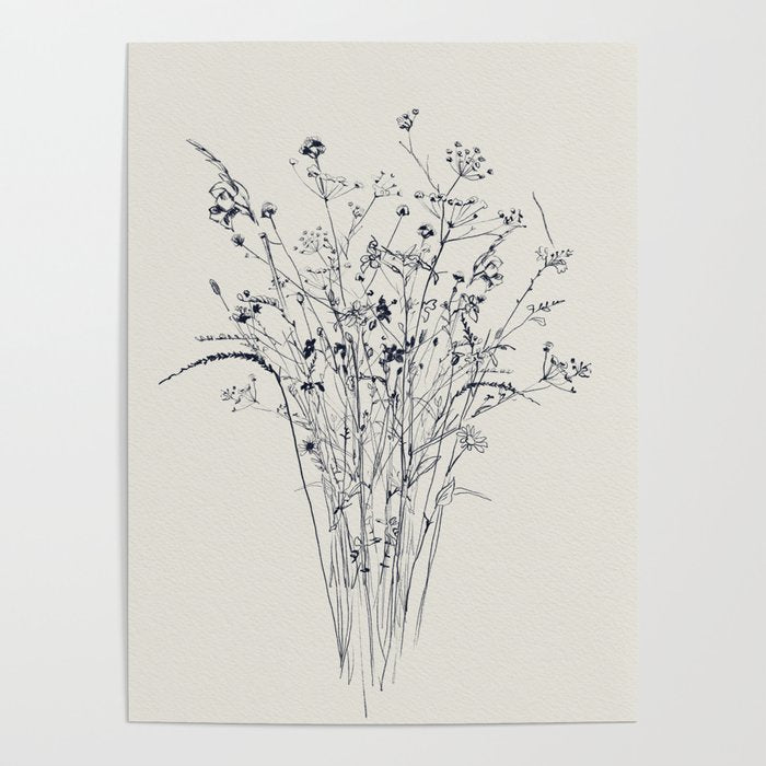 Wildflower Bouquet Poster Gallery Image 1