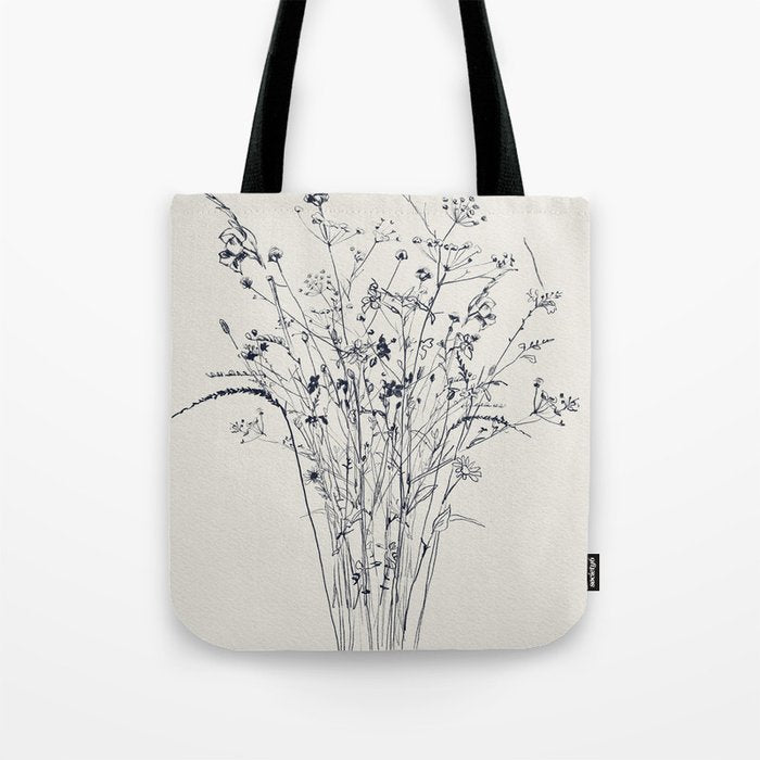Wildflower Bouquet Tote Bag Gallery Image 1