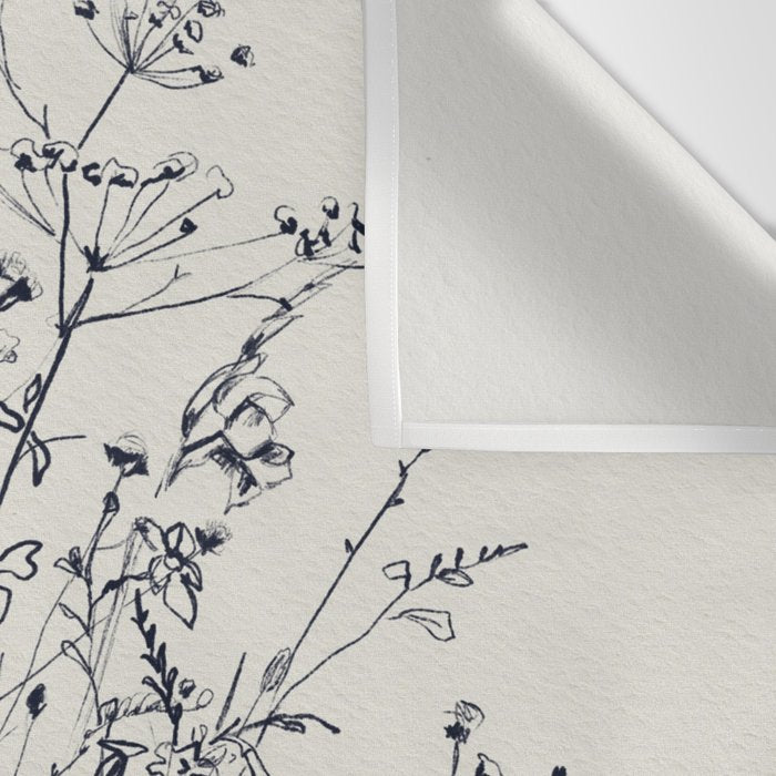 Wildflower Bouquet Wall Tapestry Gallery Image 3