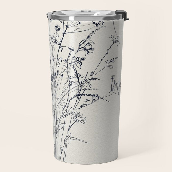 Wildflower Bouquet Travel Mug Gallery Image 2