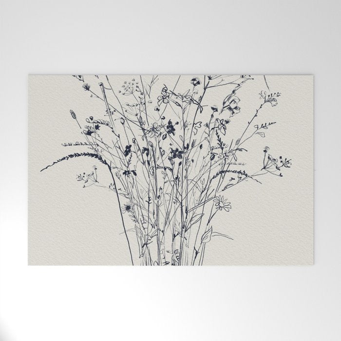 Wildflower Bouquet Welcome Mat Gallery Image 1