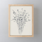 Wildflower Bouquet Mini Art Print Gallery Image 1
