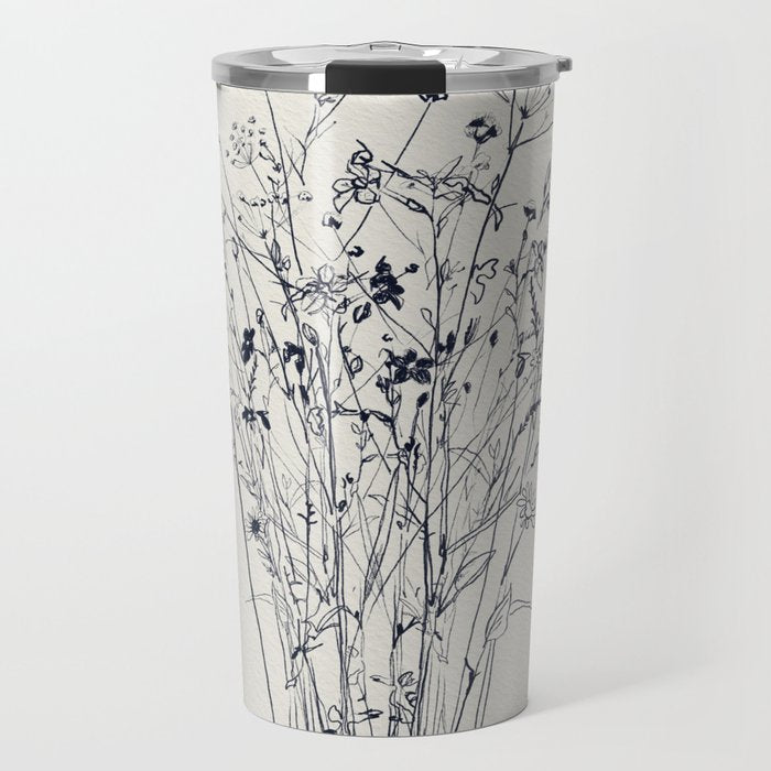 Wildflower Bouquet Travel Mug Gallery Image 1