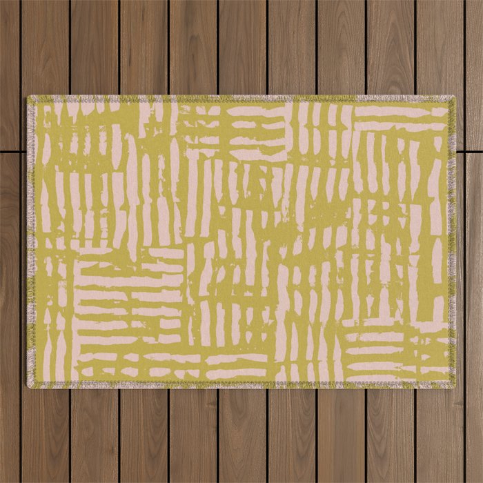 Combed Stripes Outdoor Rug Gallery Image 1