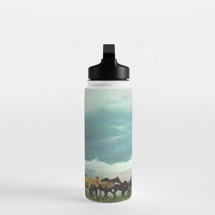 They too love horses (UFO) Water Bottle Gallery Image 3