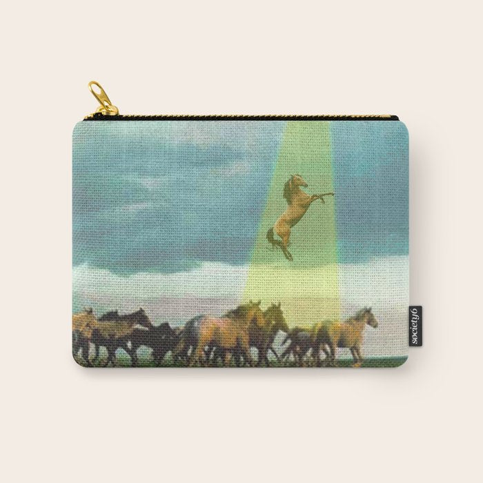 They too love horses (UFO) Carry All Pouch Gallery Image 1