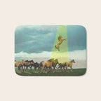 They too love horses (UFO) Bath Mat Gallery Image 1