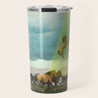 They too love horses (UFO) Travel Mug Gallery Image 1
