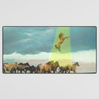 They too love horses (UFO) Desk Mat Gallery Image 3