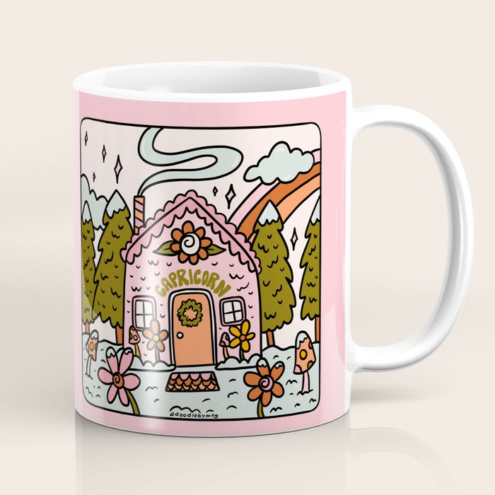 Capricorn Gingerbread House Coffee Mug Gallery Image 1