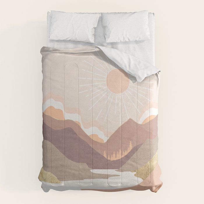 Salmon Vista Comforter Gallery Image 6