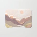 Salmon Vista Bath Mat Gallery Image 1