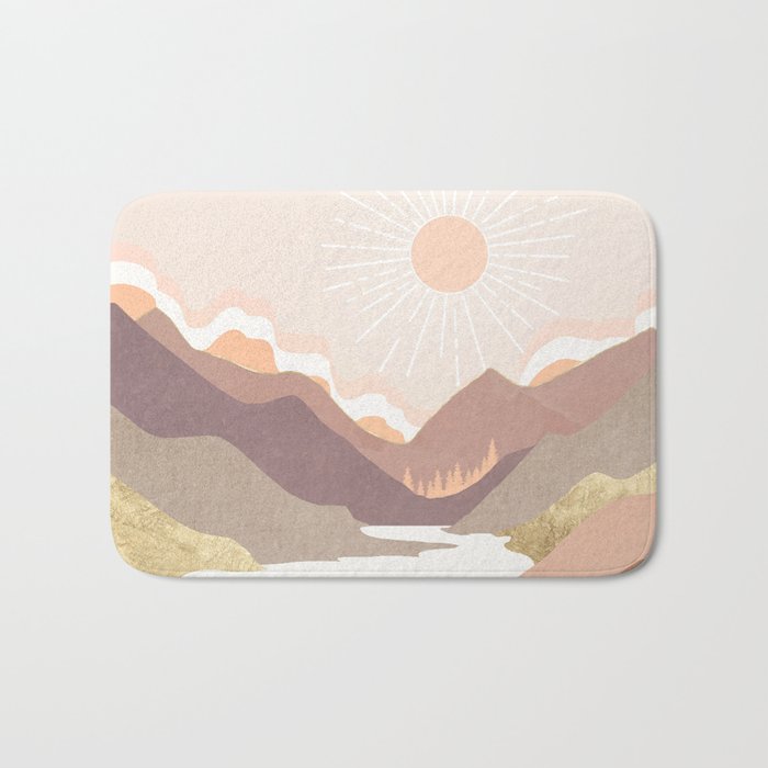 Salmon Vista Bath Mat Gallery Image 1