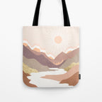 Salmon Vista Tote Bag Gallery Image 1