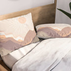 Salmon Vista Pillow Sham Gallery Image 2