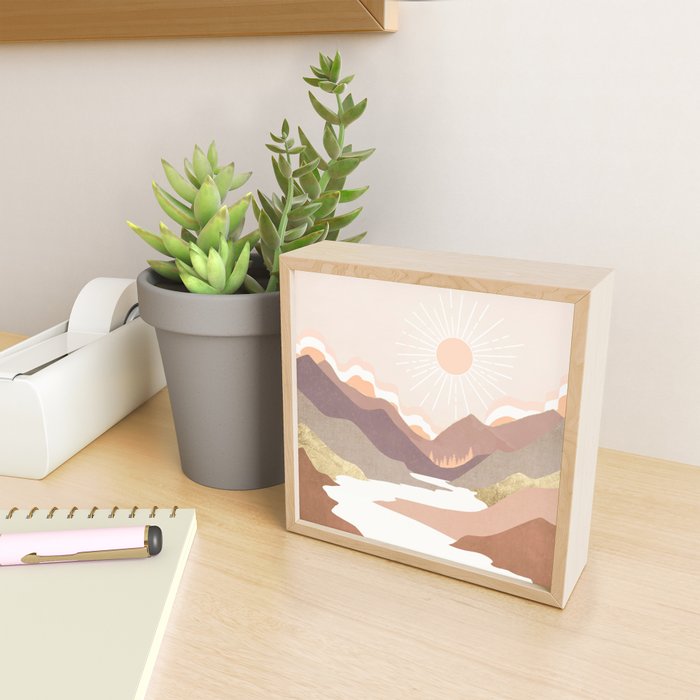 Salmon Vista Mini Art Print Gallery Image 2