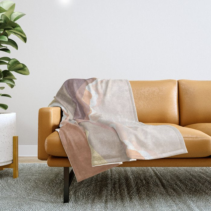 Salmon Vista Throw Blanket Gallery Image 1