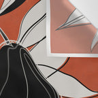 Line Art Pears 2 Wall Tapestry Gallery Image 3