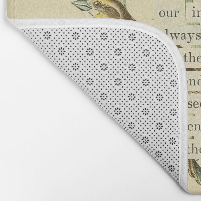 Bird Divinations: Black-throated Bunting (about: almanacofbirds.org) Bath Mat Gallery Image 2
