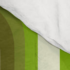 retro aesthetic 60s 70s pattern 45c green Comforter Gallery Image 4