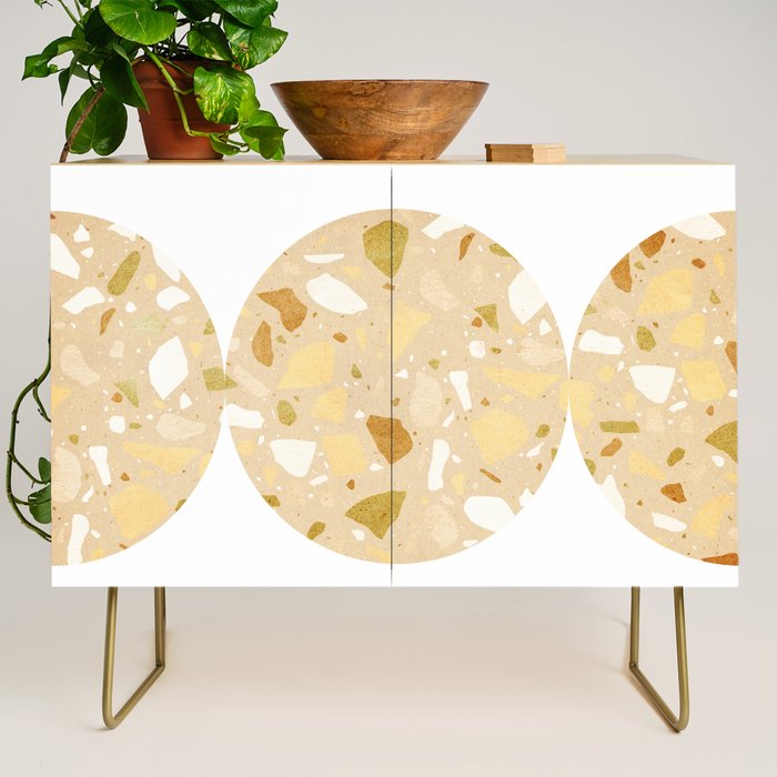 Terrazzo circle shapes Credenza Gallery Image 1