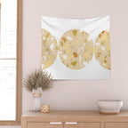 Terrazzo circle shapes Wall Tapestry Gallery Image 2