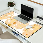 Terrazzo circle shapes Desk Mat Gallery Image 2