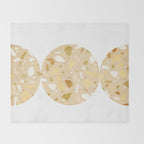 Terrazzo circle shapes Throw Blanket Gallery Image 2
