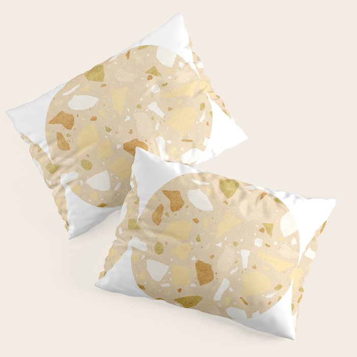 Terrazzo circle shapes Pillow Sham Gallery Image 3