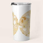 Terrazzo circle shapes Travel Mug Gallery Image 3