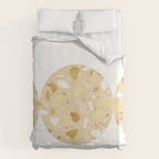Terrazzo circle shapes Comforter Gallery Image 6