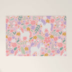 Unicorn Garden Welcome Mat Gallery Image 1