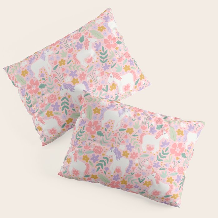Unicorn Garden Pillow Sham Gallery Image 3