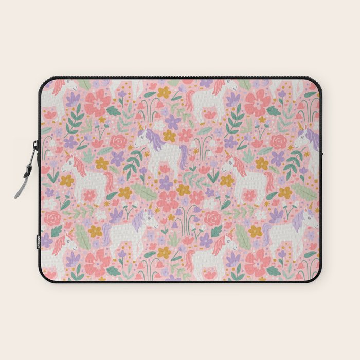Unicorn Garden Laptop Sleeve Gallery Image 1
