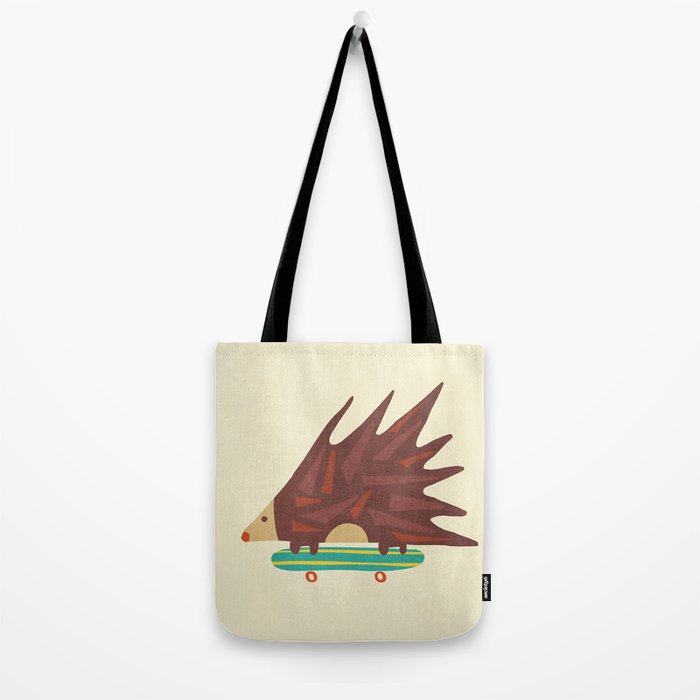 Hedgehog in hair raising speed Tote Bag Gallery Image 2