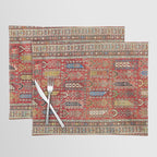 Shirvan Caucasian Antique Carpet Print Placemat Gallery Image 1