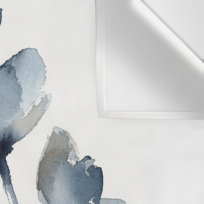 Blue grey florals Wall Tapestry Gallery Image 3