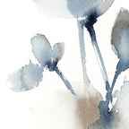 Blue grey florals Coffee Mug Gallery Image 2