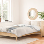 Blue grey florals Duvet Cover Gallery Image 2